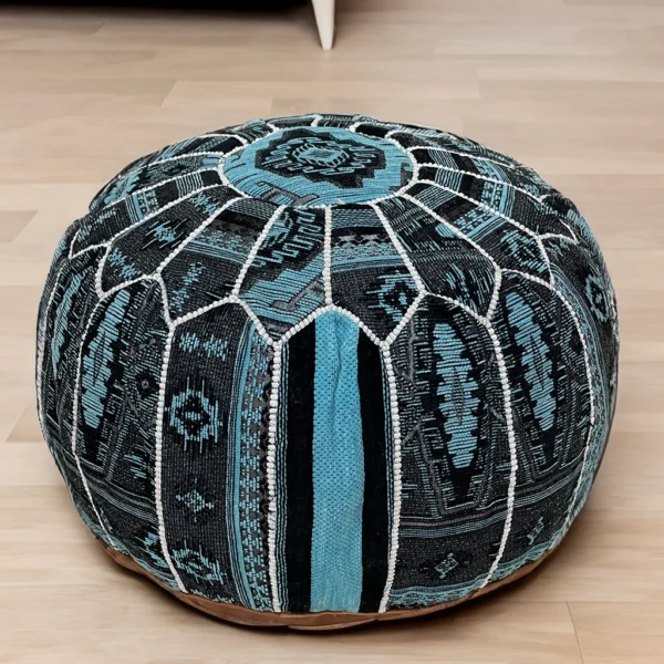 Moroccan Majestic Oasis Pouf